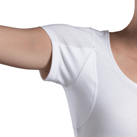 Fibershirt anti-zweet shirt dames wit 3