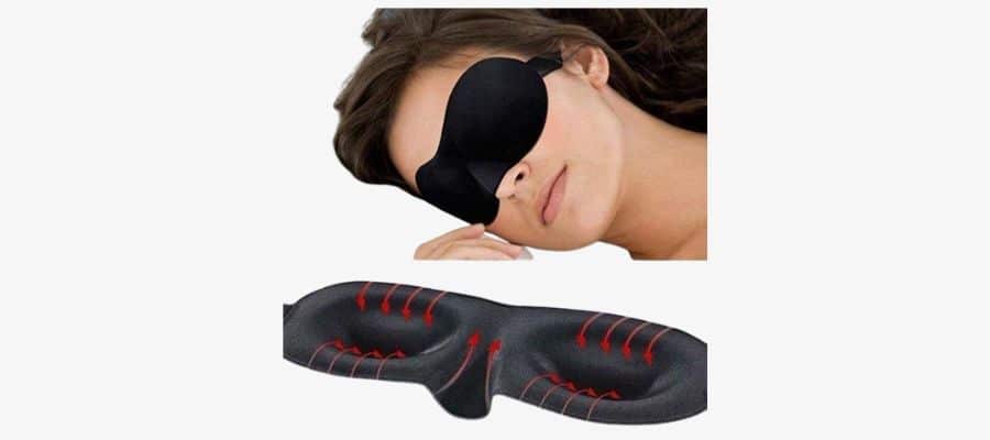 Slaapmasker Deluxe – Black Eye Mask